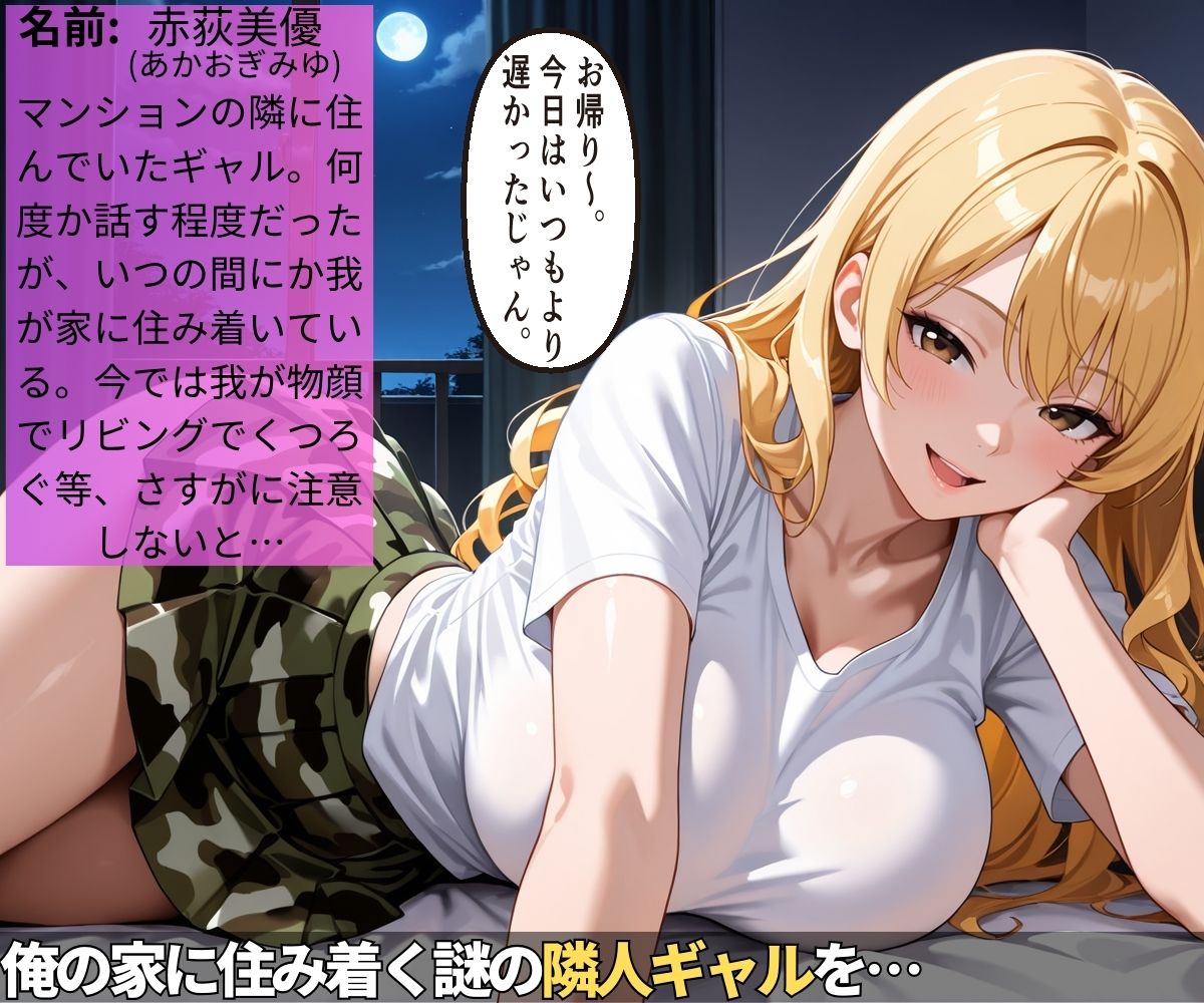 突然家に住みだした隣人のギャルを寝取ってやろうとしたら返り討ちでわからされた【搾精】【淫乱】【セリフ入り有】【CG500枚】 画像1