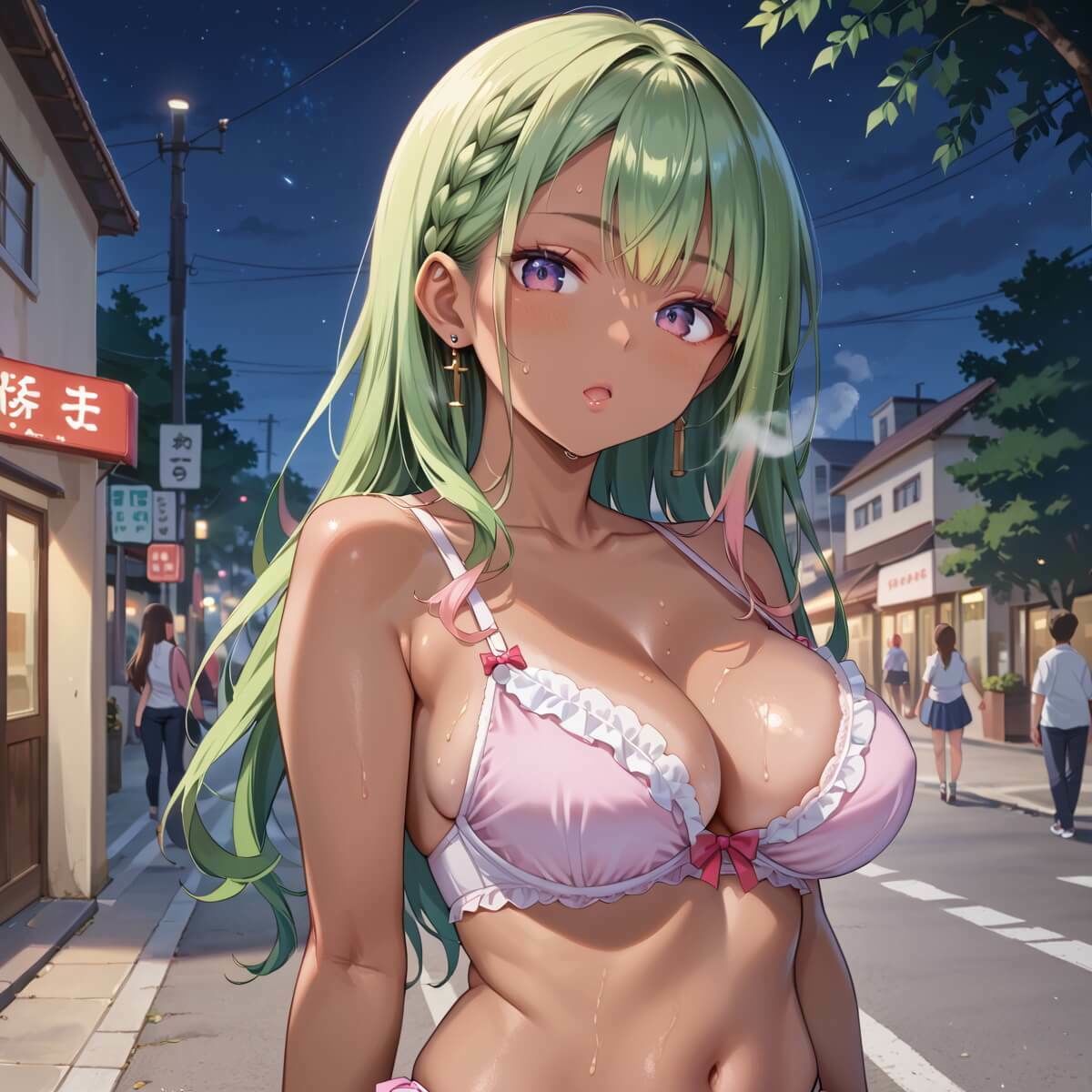 ビッチギャルは月下を下着で誘う5・260枚 画像4