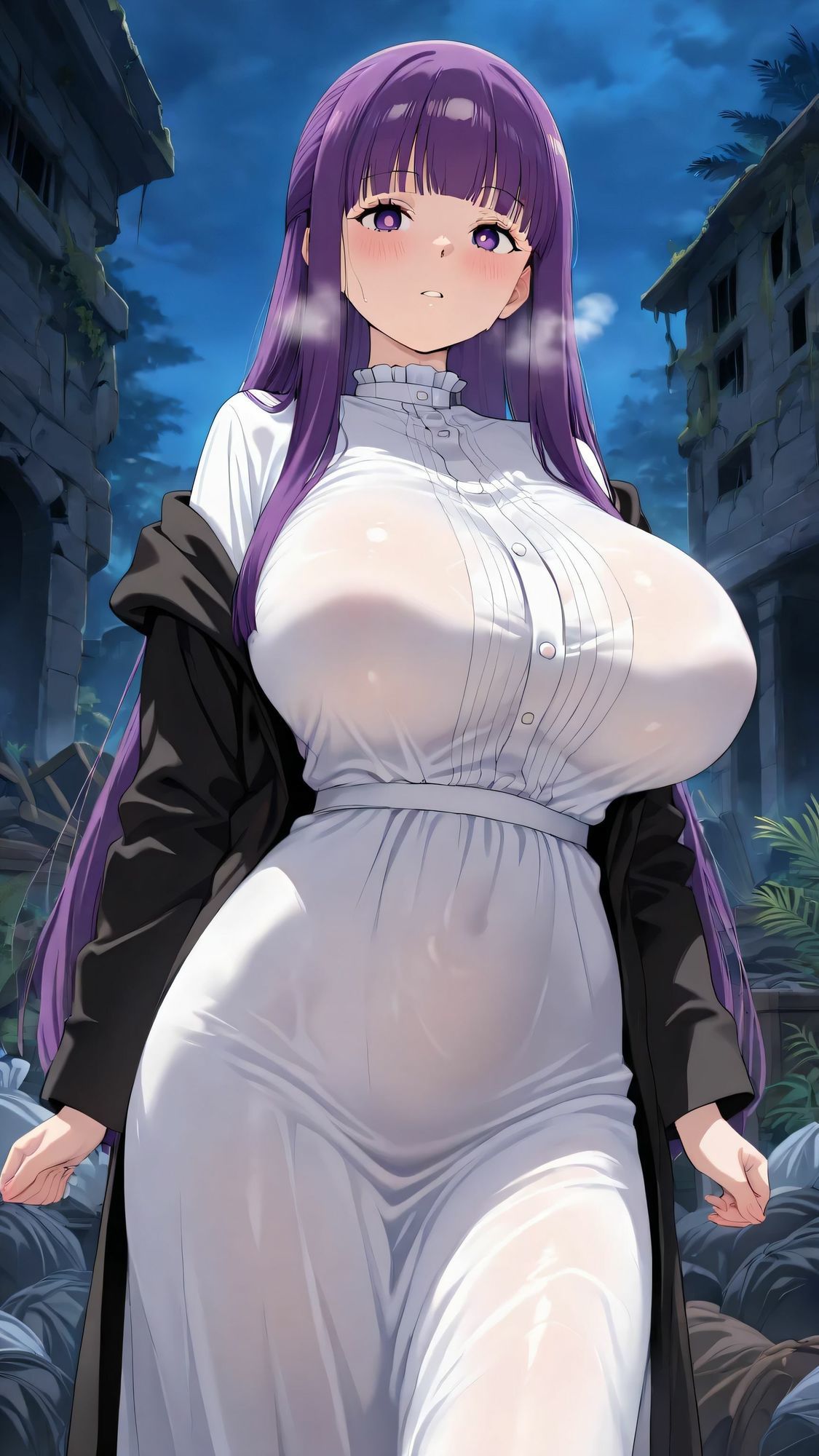 サンプル画像1:爆乳美女ホームレスボランティア フェ〇ン(モモダ商店) [d_695168]