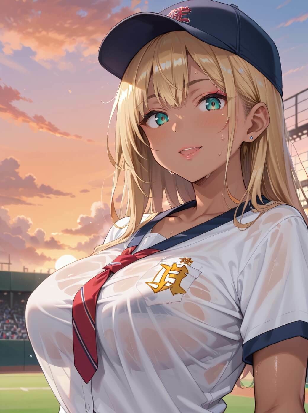 ビッチギャルと罰ゲームありのエロ草野球！170枚 画像9