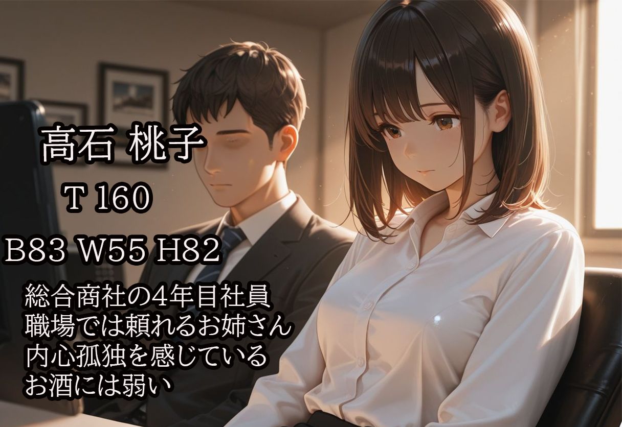 バリキャリ女子高石桃子 オフィスの忠誠はベッドの上で 部長の秘密録画 画像1