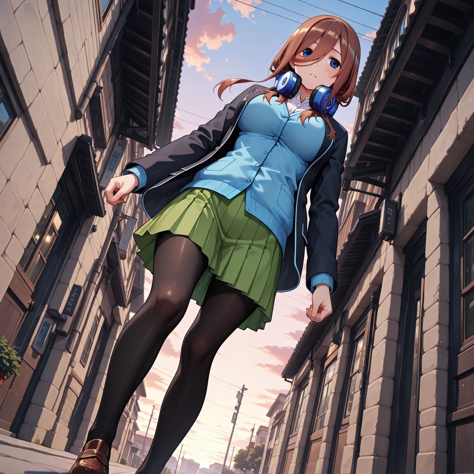 サンプル画像1:五等分のセフレ  中野〇玖  AIイラスト集  一緒にお風呂入らない？(AI工房ひげめがね) [d_695322]