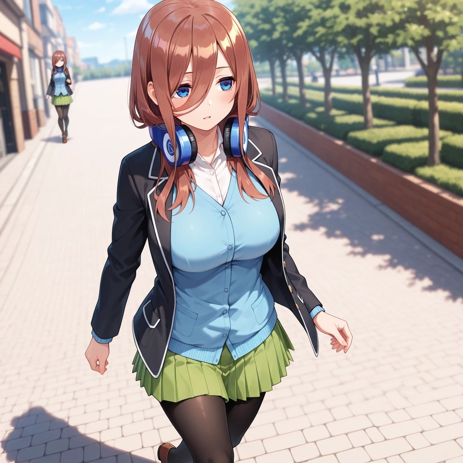 五等分のセフレ 中野〇玖 AIイラスト集 一緒にお風呂入らない? 画像2