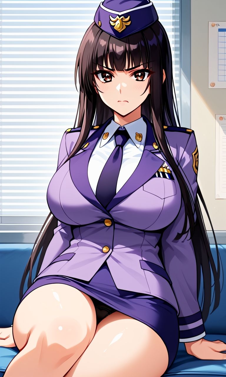 AIさんに描いてもらった警察官の制服を着たら兄と間違われた女優さん 画像1