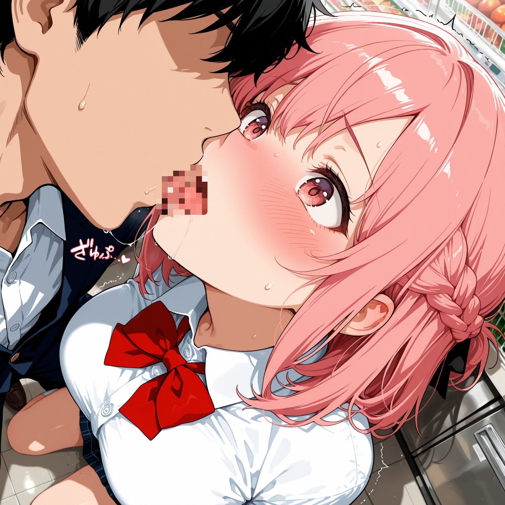 サンプル画像4:女子校生催●服従〜スーパーで万引きする女子に正義の鉄槌〜(バナナと生絞り) [d_695447]