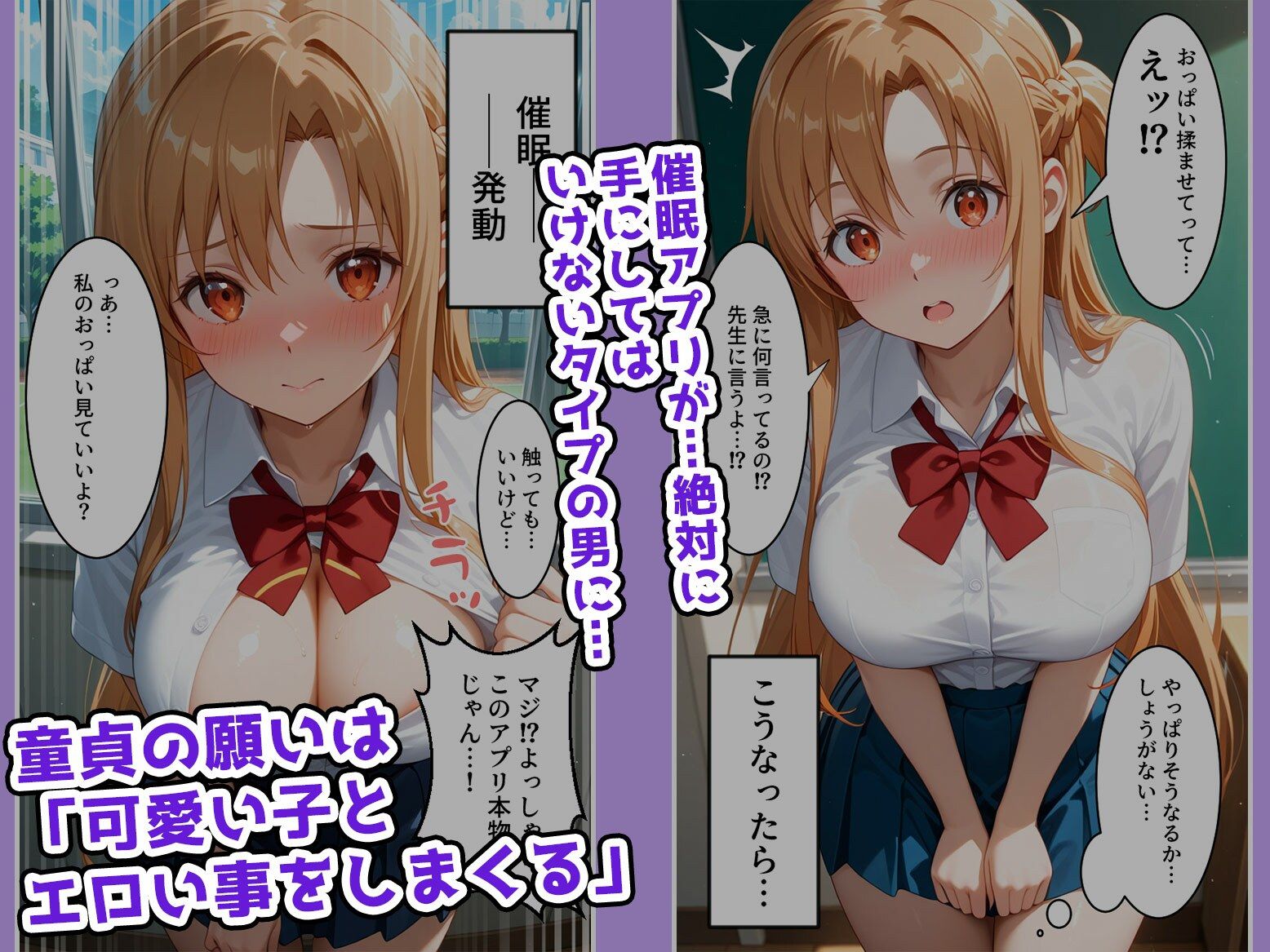 【SA〇編】クラスのヒロインを催●で全員ハーレム化計画【1話】 画像1