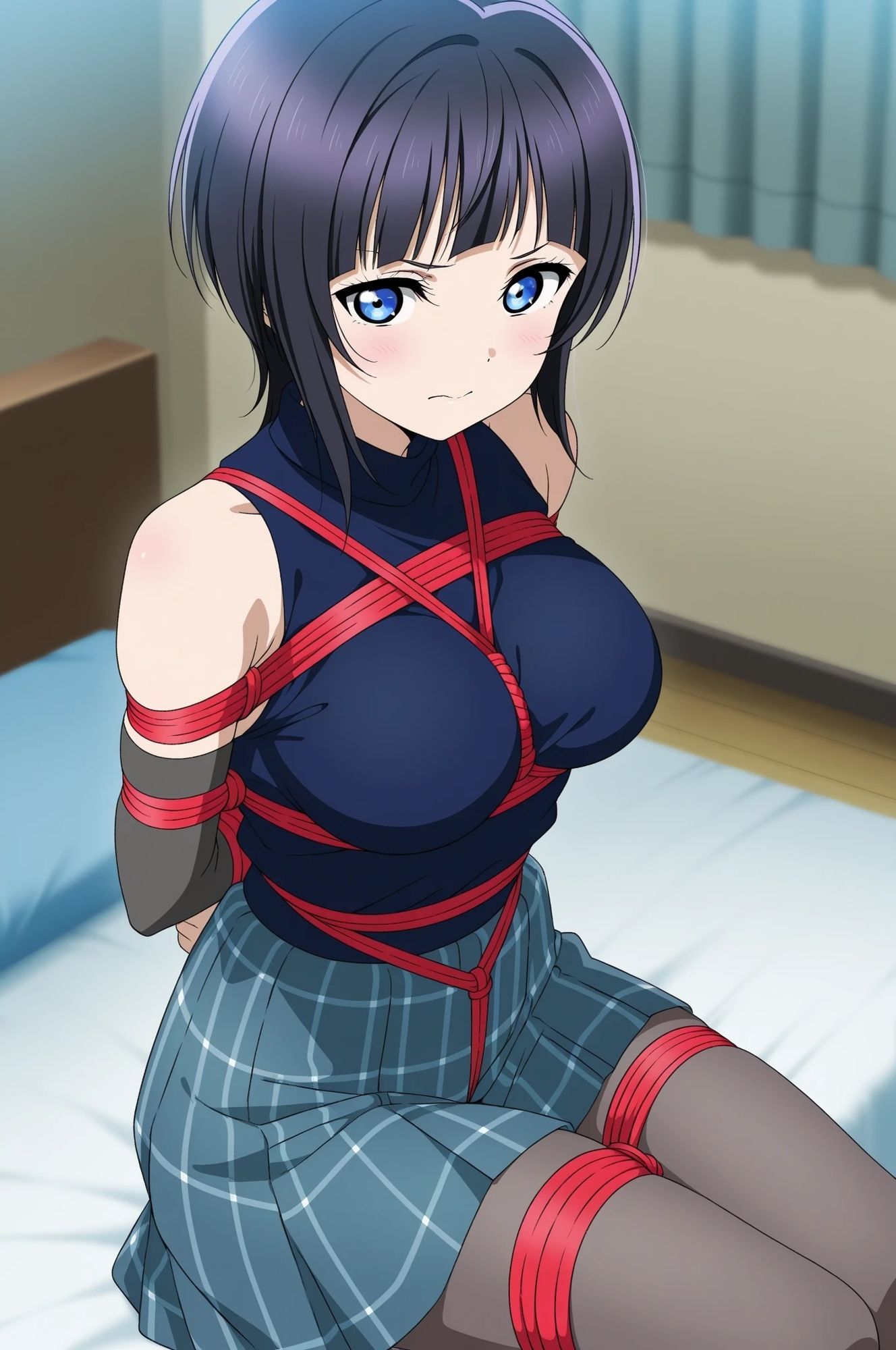 虹かけ誌   ラブライブ！  イラスト集29 朝香果林    また…するの？ 画像4