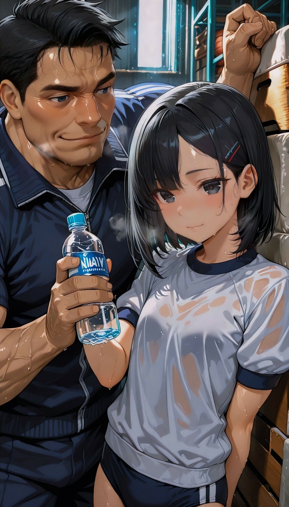 サンプル画像3:ついてる娘 バレー部(竿村の村民) [d_695679]