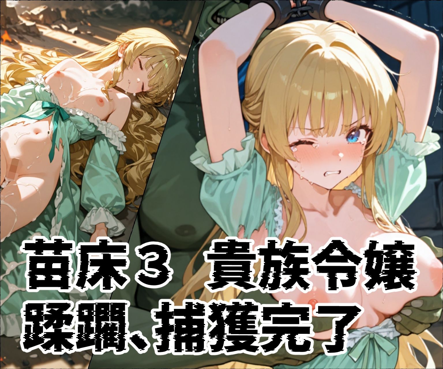 苗床捕獲-蹂躙- オークの襲来!蹂躙されて苗床となった館の少女たち 画像6