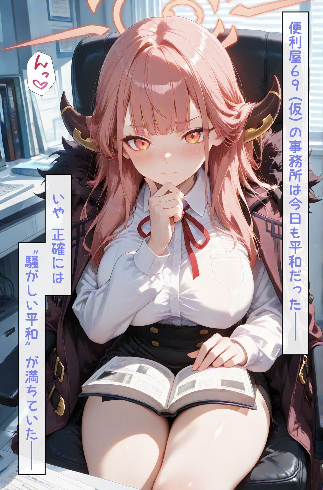 サンプル画像1:ブ◯アカ 『ある社長のセクシー経営戦略』(まんま亭) [d_695714]