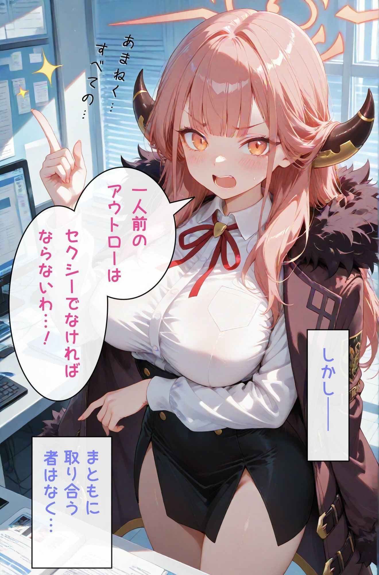 サンプル画像2:ブ◯アカ 『ある社長のセクシー経営戦略』(まんま亭) [d_695714]