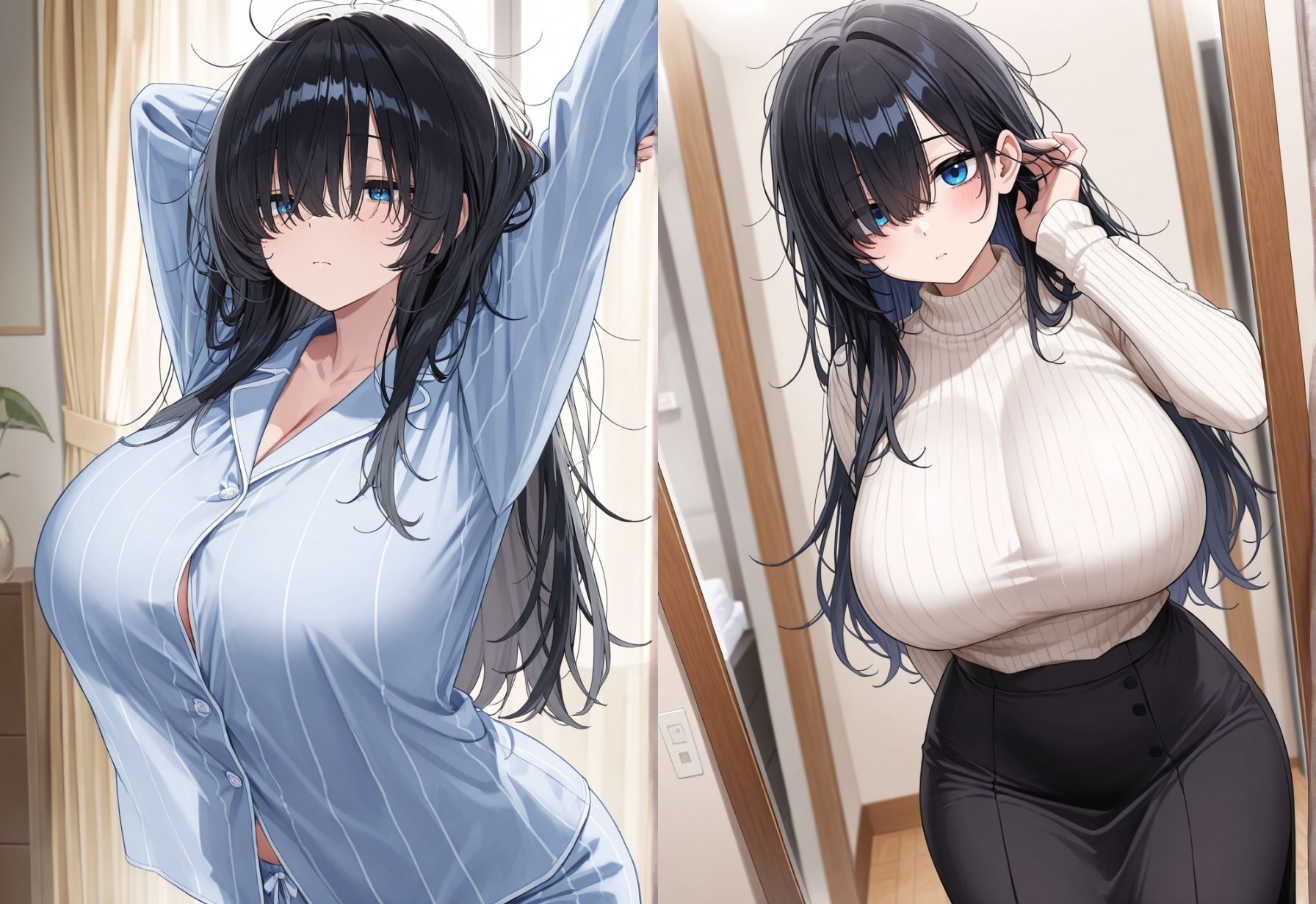 爆乳の彼女とデートする ーそして夜は… 画像2