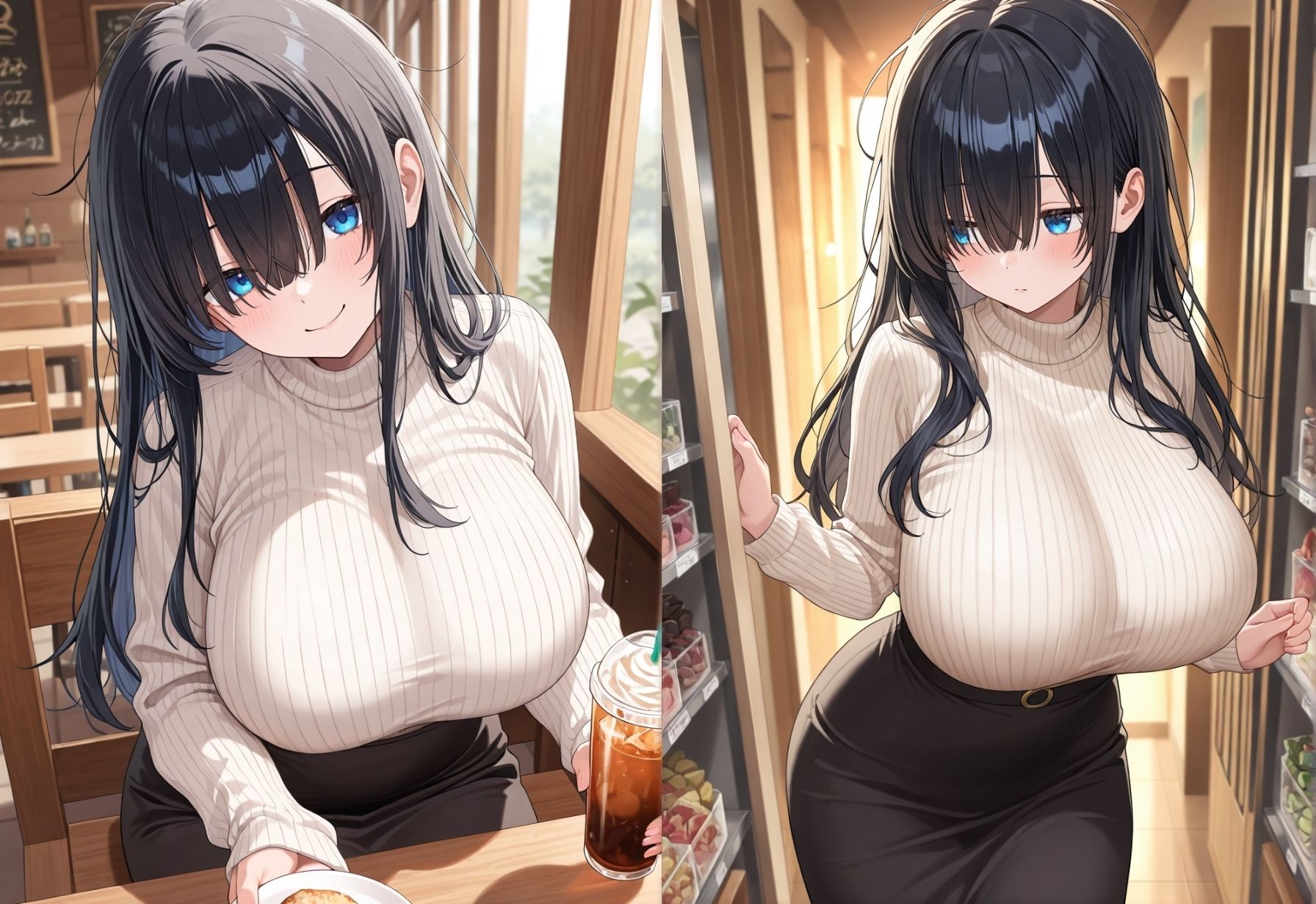 爆乳の彼女とデートする ーそして夜は… 画像4