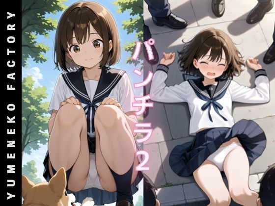 何らかの不可抗力でその布が公の場で披露される服装になっている【パンチラ（2）】　by　YumenekoFactory