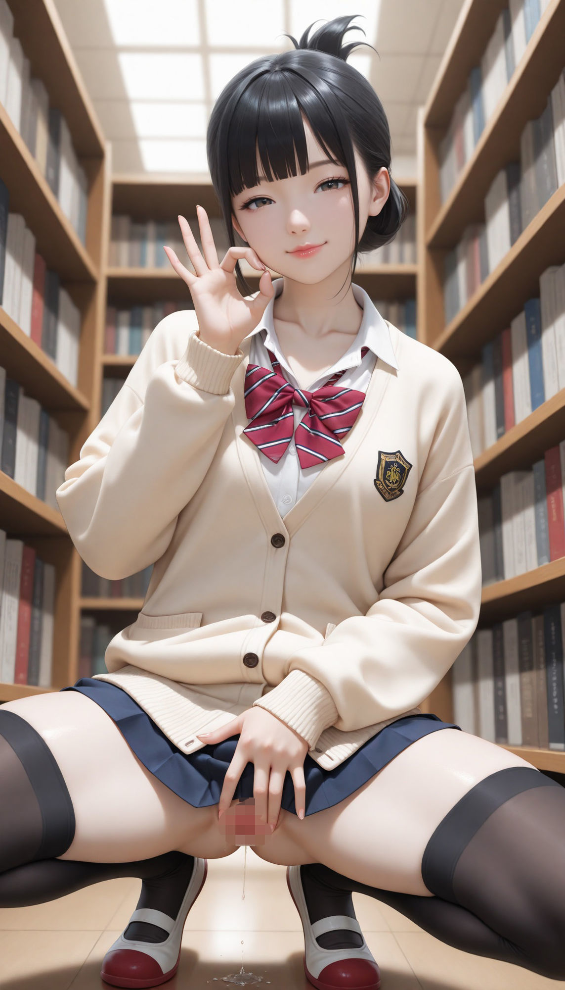 【美脚美乳】ニーハイ女子校生の着衣SEX【篠原ひより・一ノ瀬みなと】 画像8