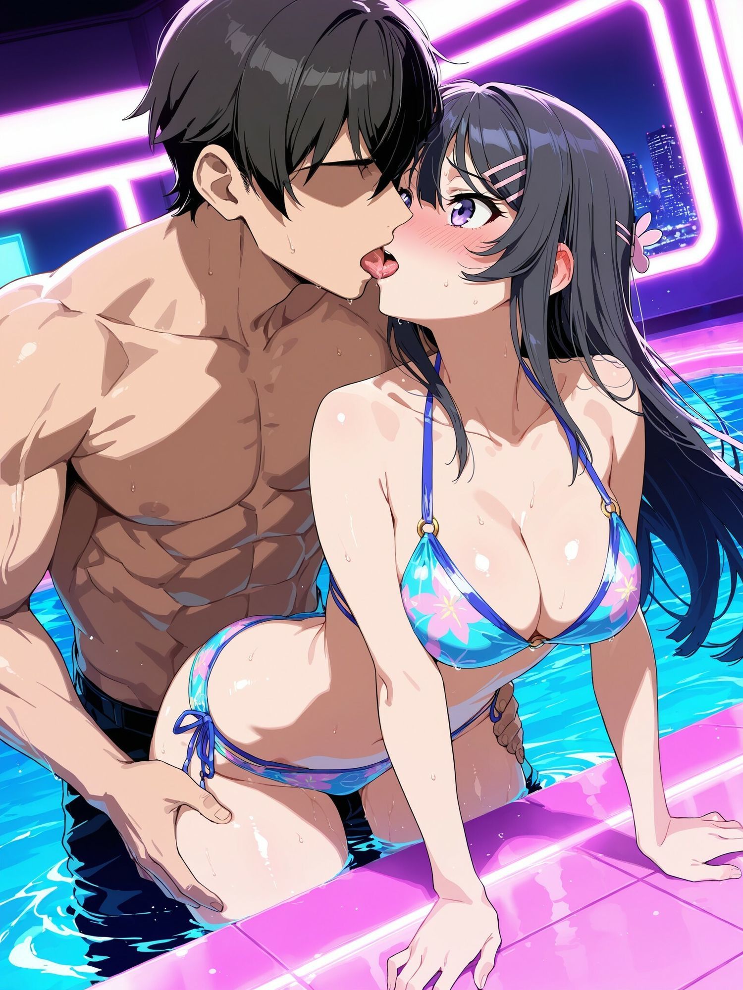 麻〇さんの災難〜ナイトプールのナンパ男編〜 画像2