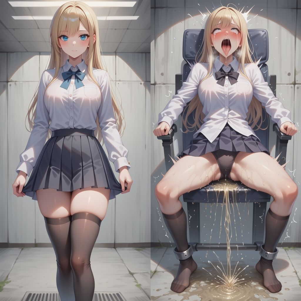 サンプル画像1:金髪美少女に媚薬オーバードーズ ビフォーアフター(uchita) [d_695880]