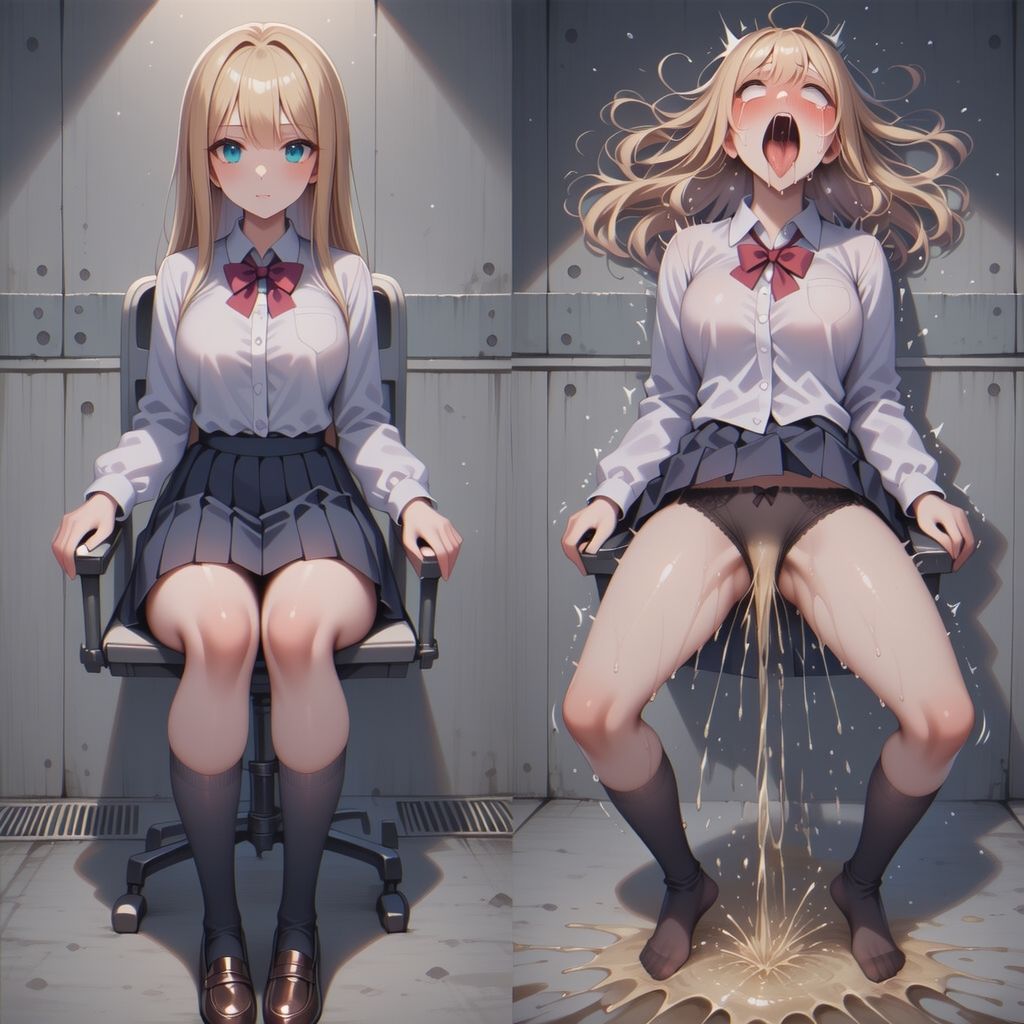 金髪美少女に媚薬オーバードーズ ビフォーアフター 画像4