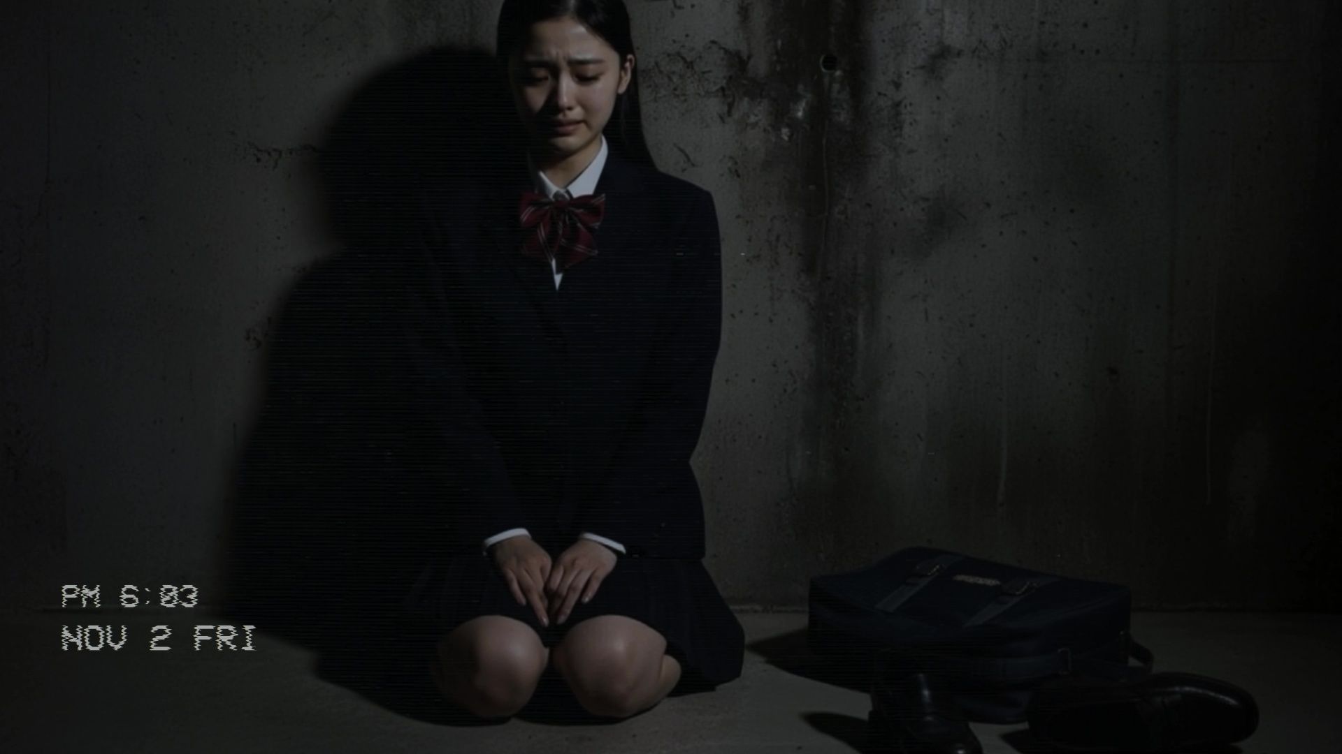 サンプル画像2:万引き女子校生のお仕置き謝罪動画 13(Blue Frames) [d_695905]