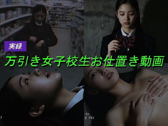 万引き女子校生のお仕置き謝罪動画 13【Blue Frames】