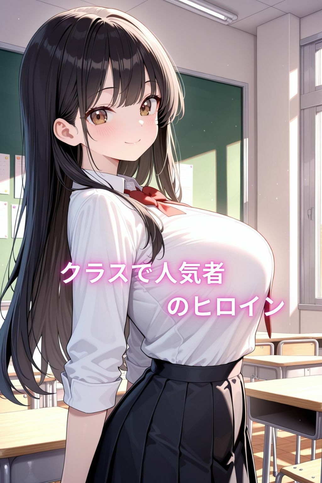 爆乳女子校生の種付け  コンカフェでのバイトがバレて強●セックス 画像1