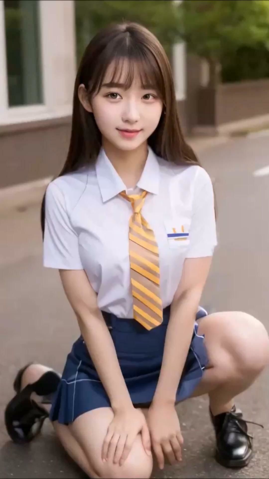 厳選!実写系!かわいい女子校生の騎乗位動画、顔射動画7 画像1