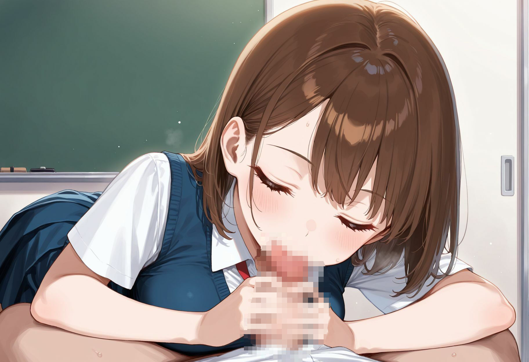 サンプル画像2:人生初の彼女はマネージャー  校内えっちで理性崩壊(おこさまぷれ〜と) [d_696068]