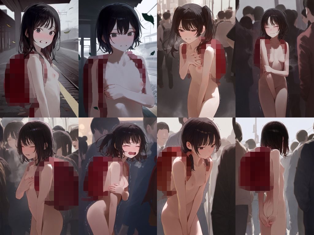 【500枚】全裸通学週間膨らみかけの裸ラ〇ドセル素っ裸登校_1