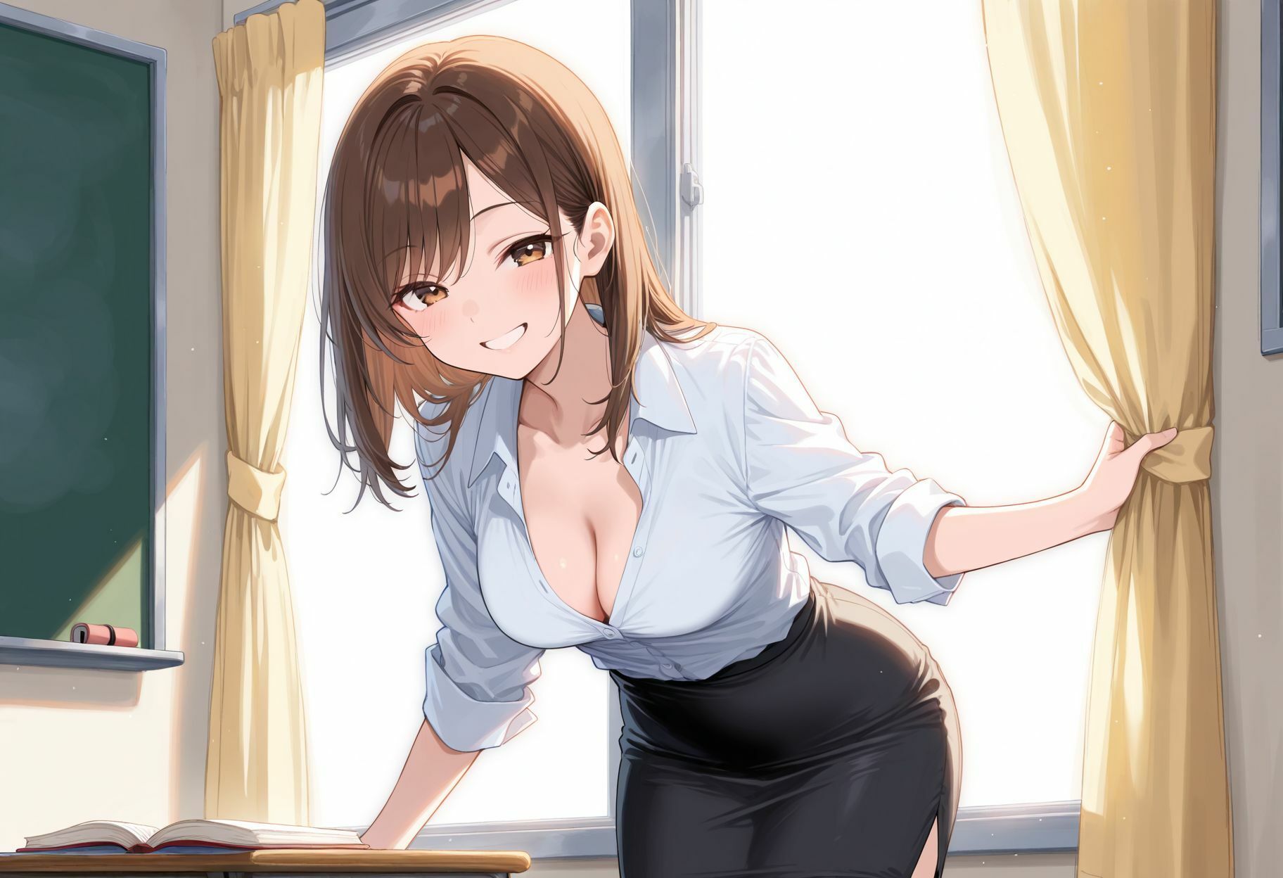 先生と生徒、禁断の関係  抜いて欲しいと頼んでみたら・・・ 画像1