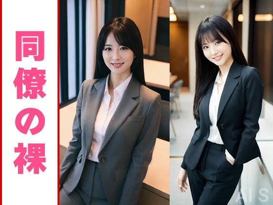 サンプル画像6:【約35分】『唾液を垂らす巨乳OL』滴る唾液、理性のスーツを脱ぎ捨てる。-AIで描く究極の美女達-(AIで絶世の美女を作る) [d_696118]