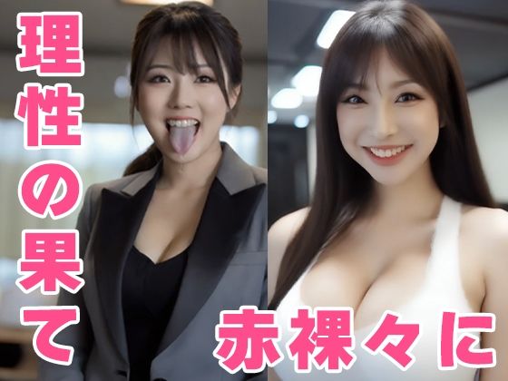 【約35分】『唾液を垂らす巨乳OL』滴る唾液、理性のスーツを脱ぎ捨てる。-AIで描く究極の美女達- 画像10