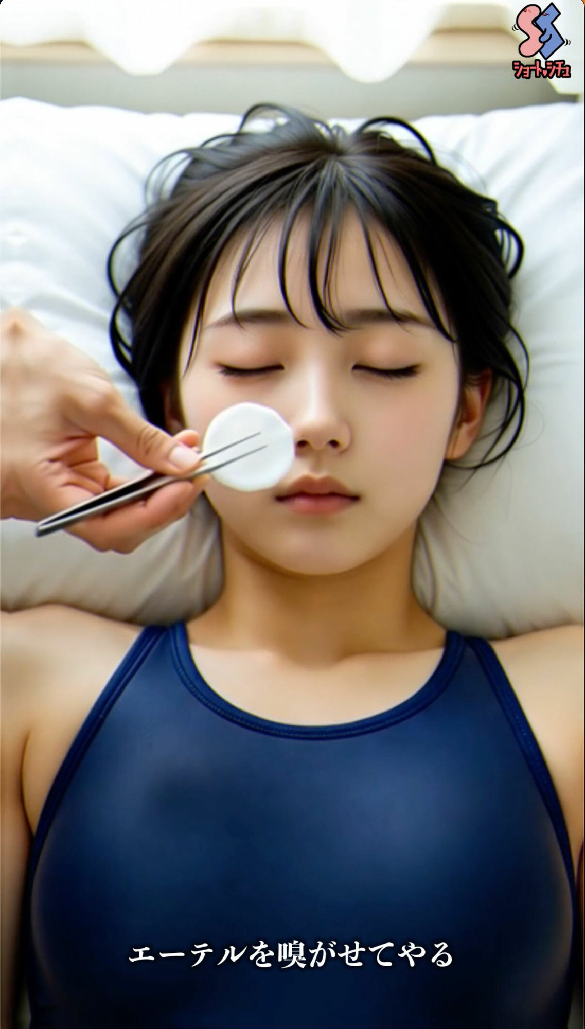 失神した水泳部員を保健室で 画像3