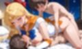 セーラー戦士たちが若い雄を味わう