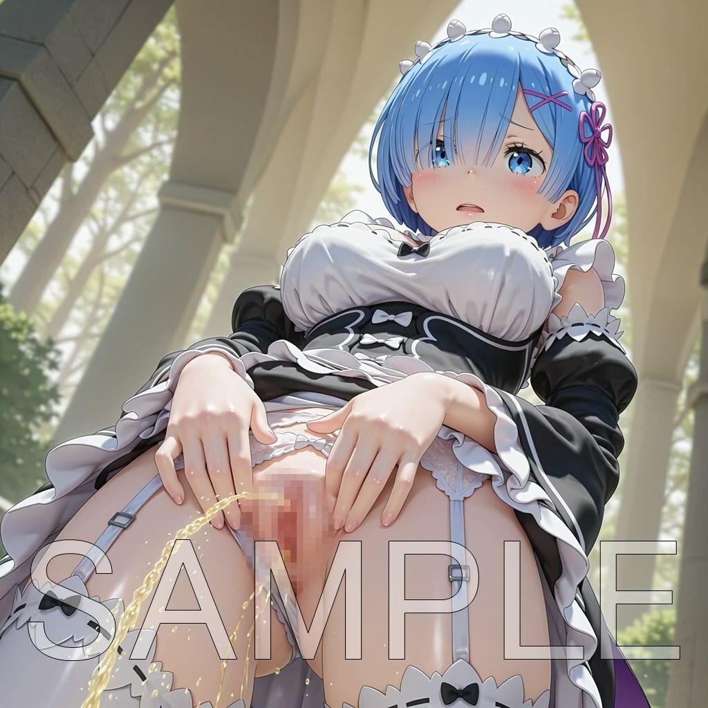 野外立ちションレム 画像1