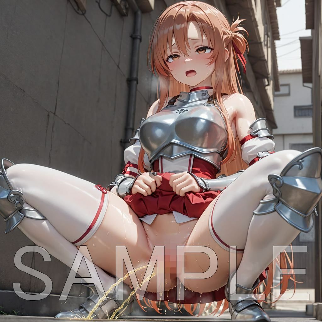 サンプル画像5:屋外限界放尿アスナ(はいいろ) [d_696220]