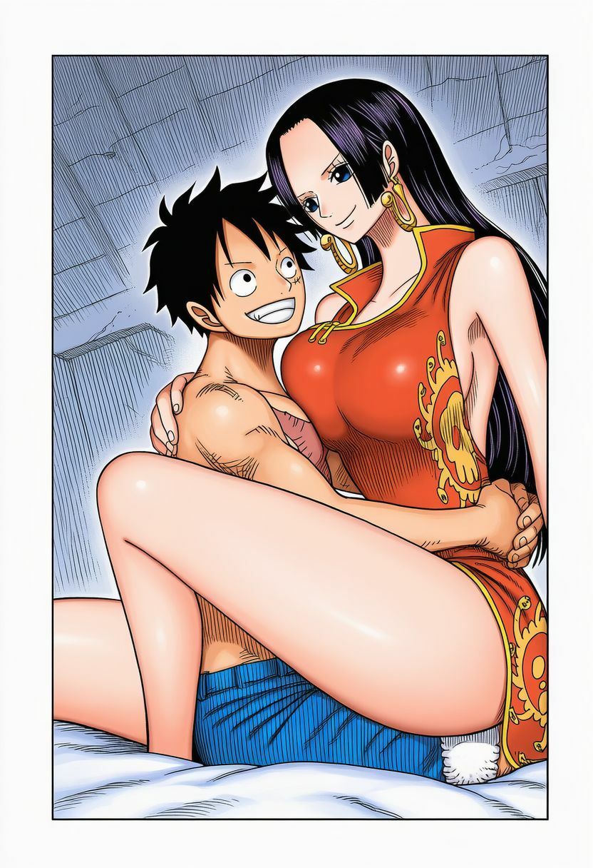 サンプル画像2:ルフ〇ハンコ〇クいちゃいちゃ画像集(TANA AI) [d_696274]