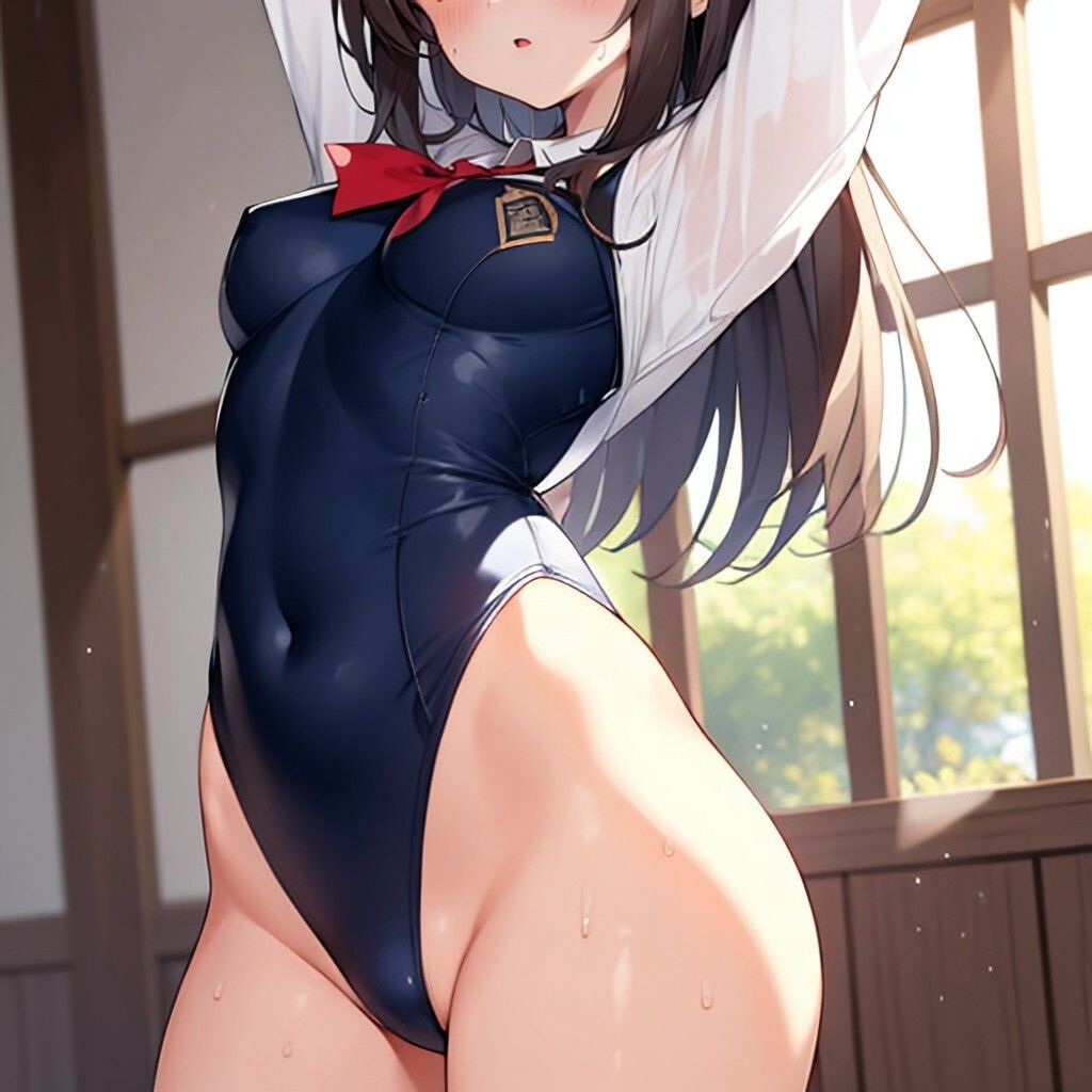 レオタード風制服娘さん サンプル画像 5