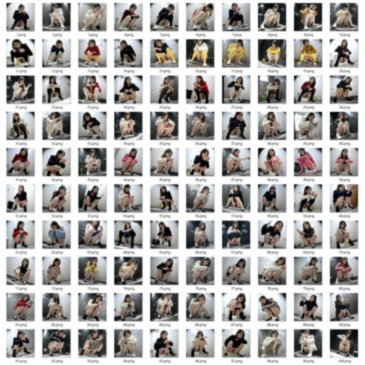 お姉さんの和式女子トイレ盗撮風 おしっこシーン覗き写真集 画像8