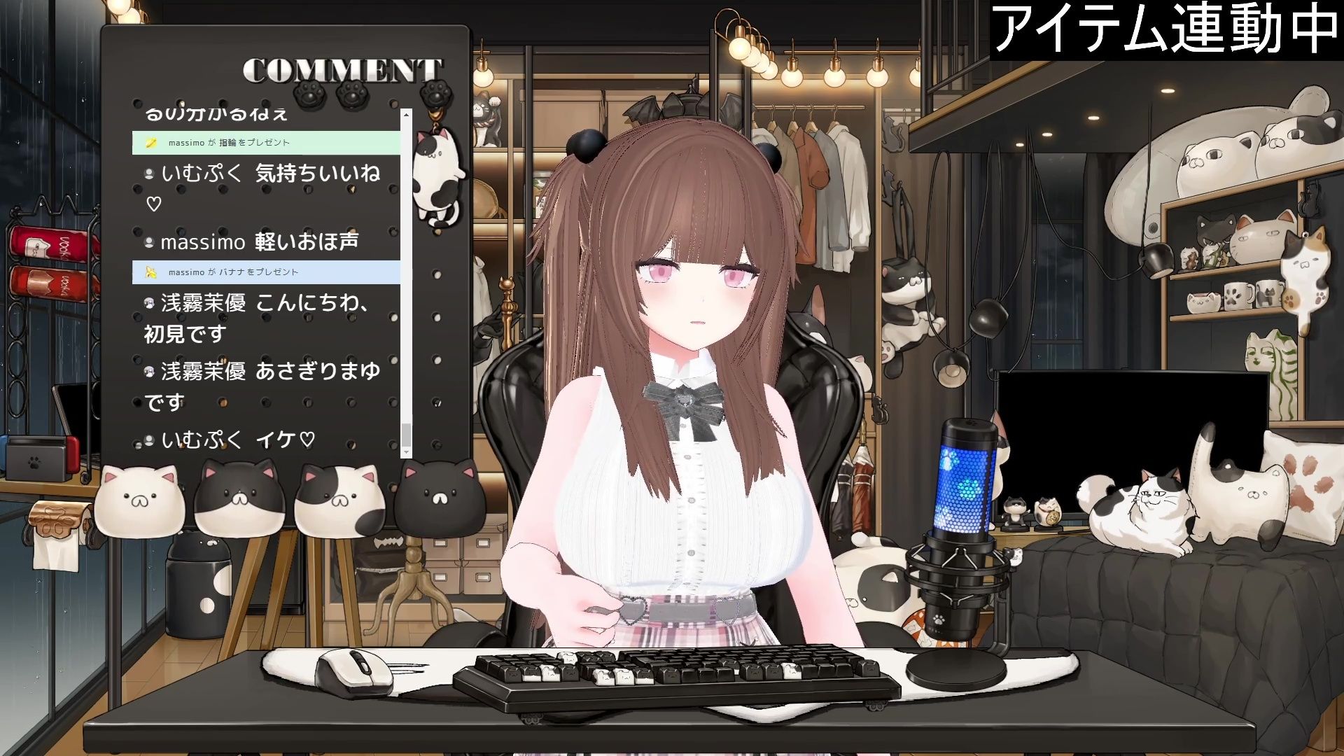 サンプル画像3:お盆休み前雑談！！！（アイテム連動アリ）百合音リリィ(ポータルプロ) [d_696340]