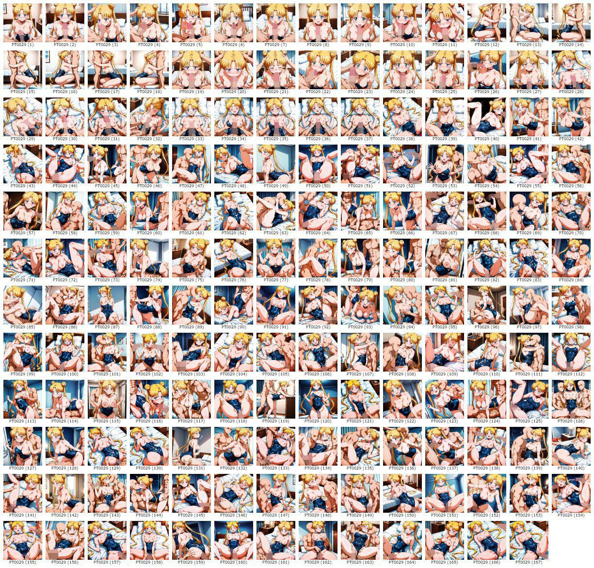 月ガール×スク水【167枚】 画像6