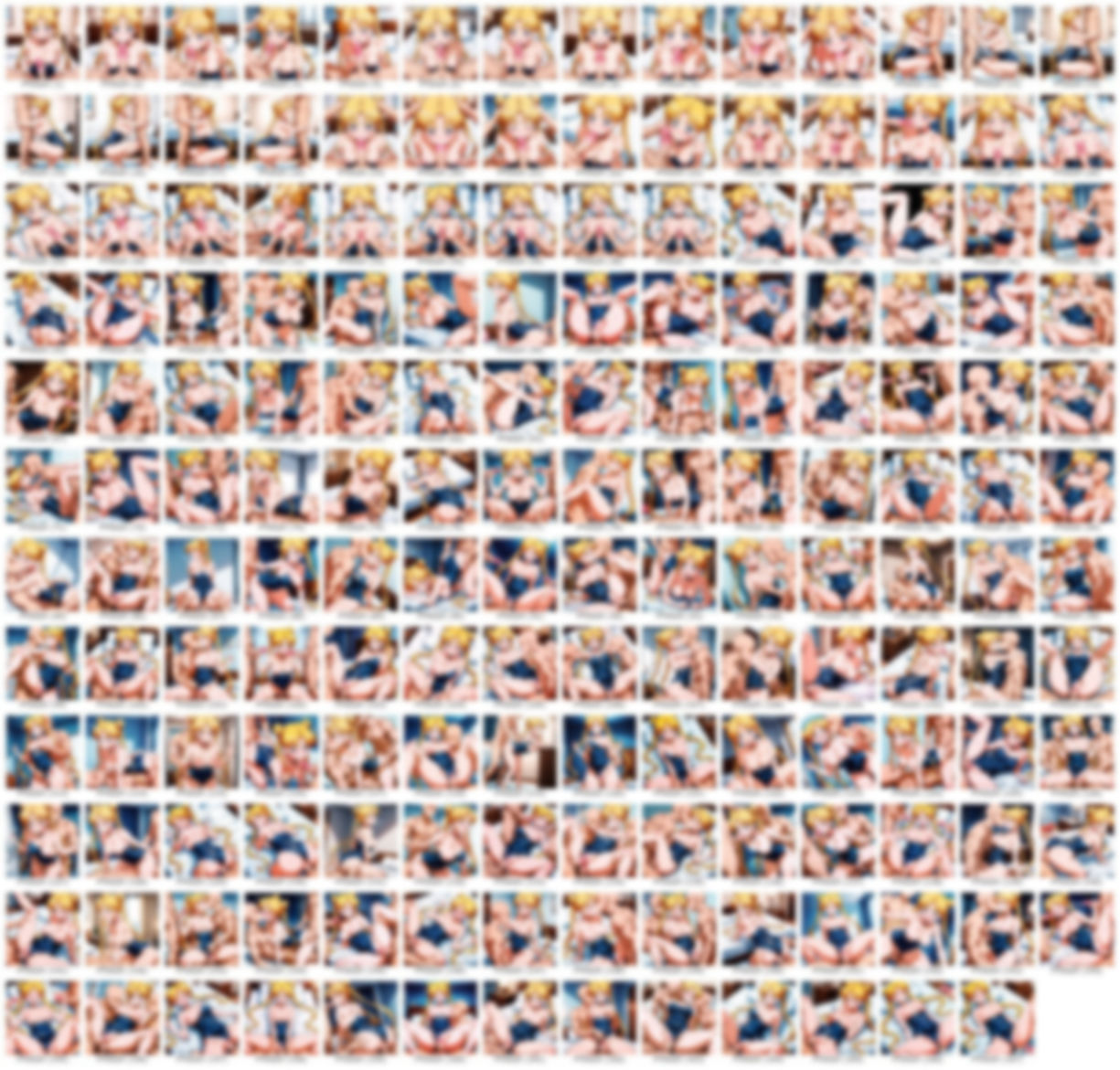 サンプル画像6:月ガール×スク水【167枚】(ピエロタング) [d_696350]