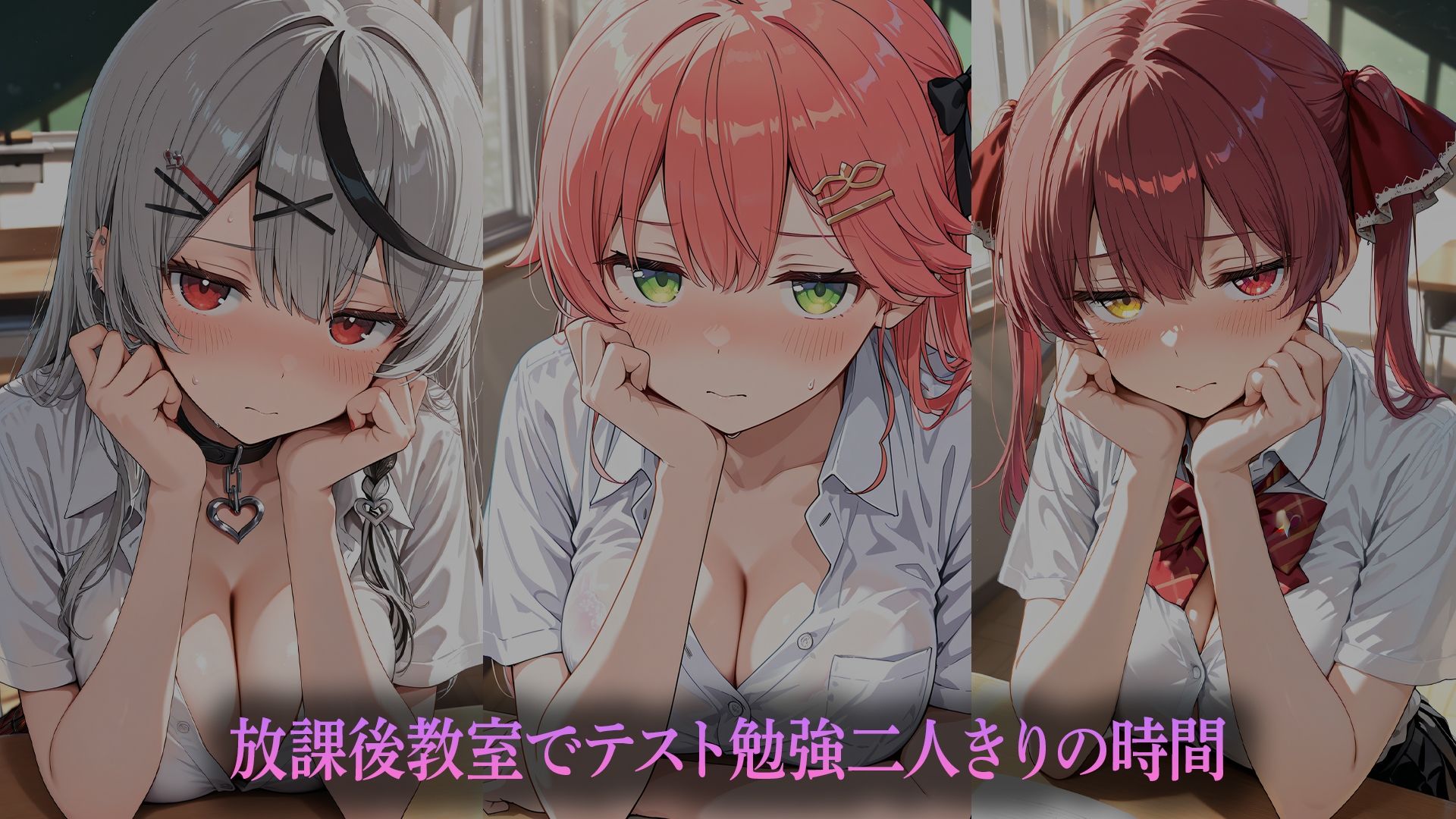 テスト勉強のあとで〜寝顔と谷間に誘われて〜    （ホ●ライブバージョン） 画像1