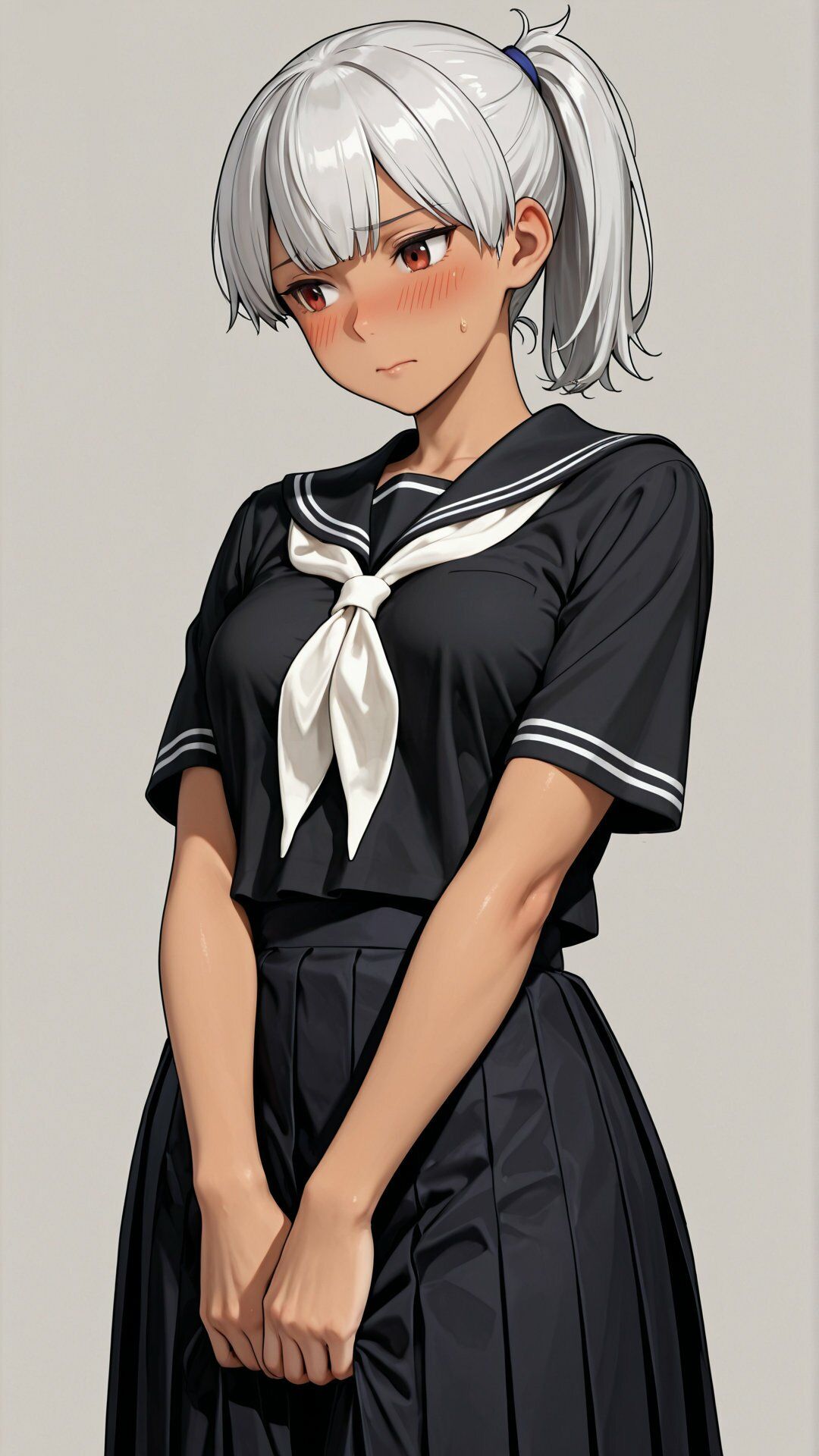 部活の先輩の弱みを握ったので脱がせてみた 画像3