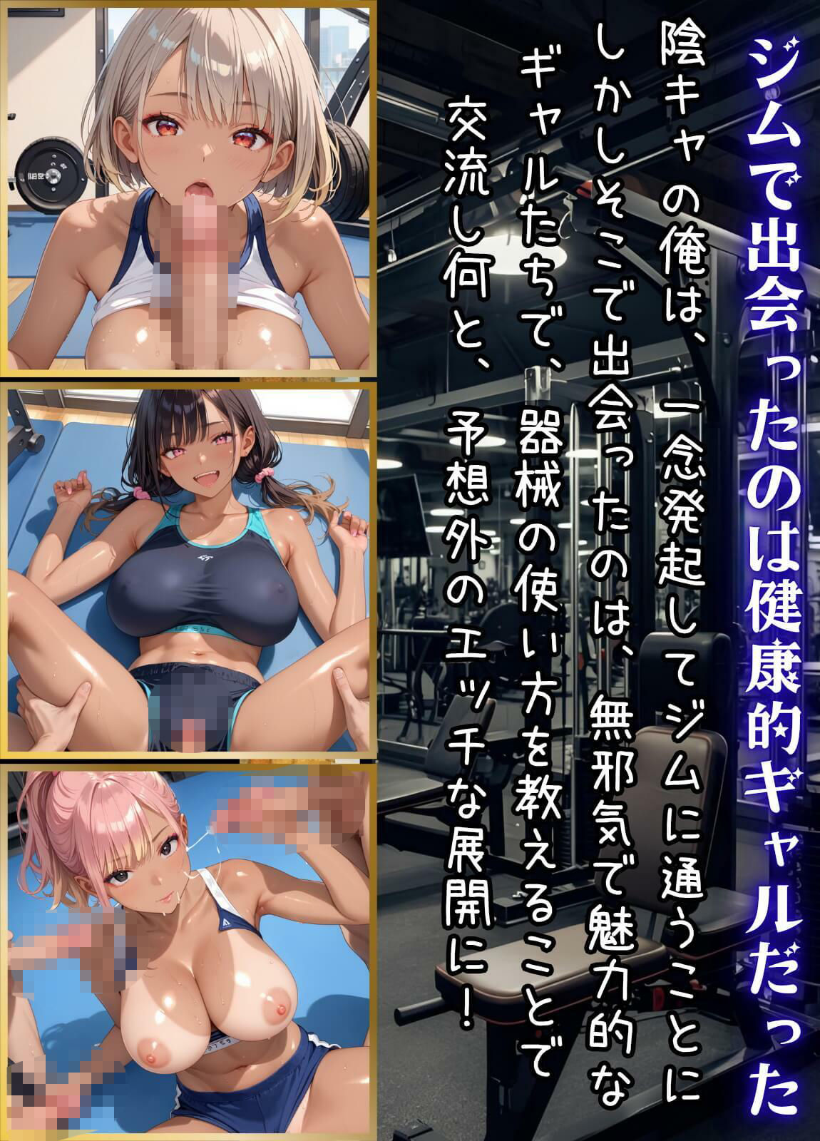 サンプル画像1:ギャルがいるジムは最高なんです！【厳選270枚収録】(虚構クラブ) [d_696405]