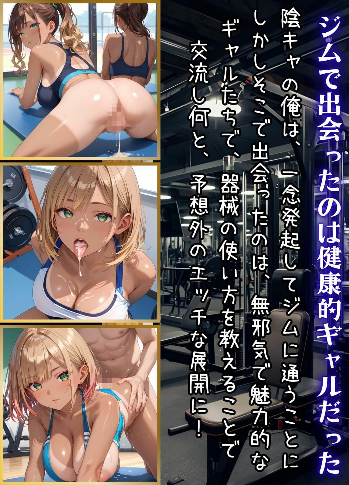 サンプル画像1:ギャルがいるジムは最高なんです！3【厳選270枚収録】(虚構クラブ) [d_696412]