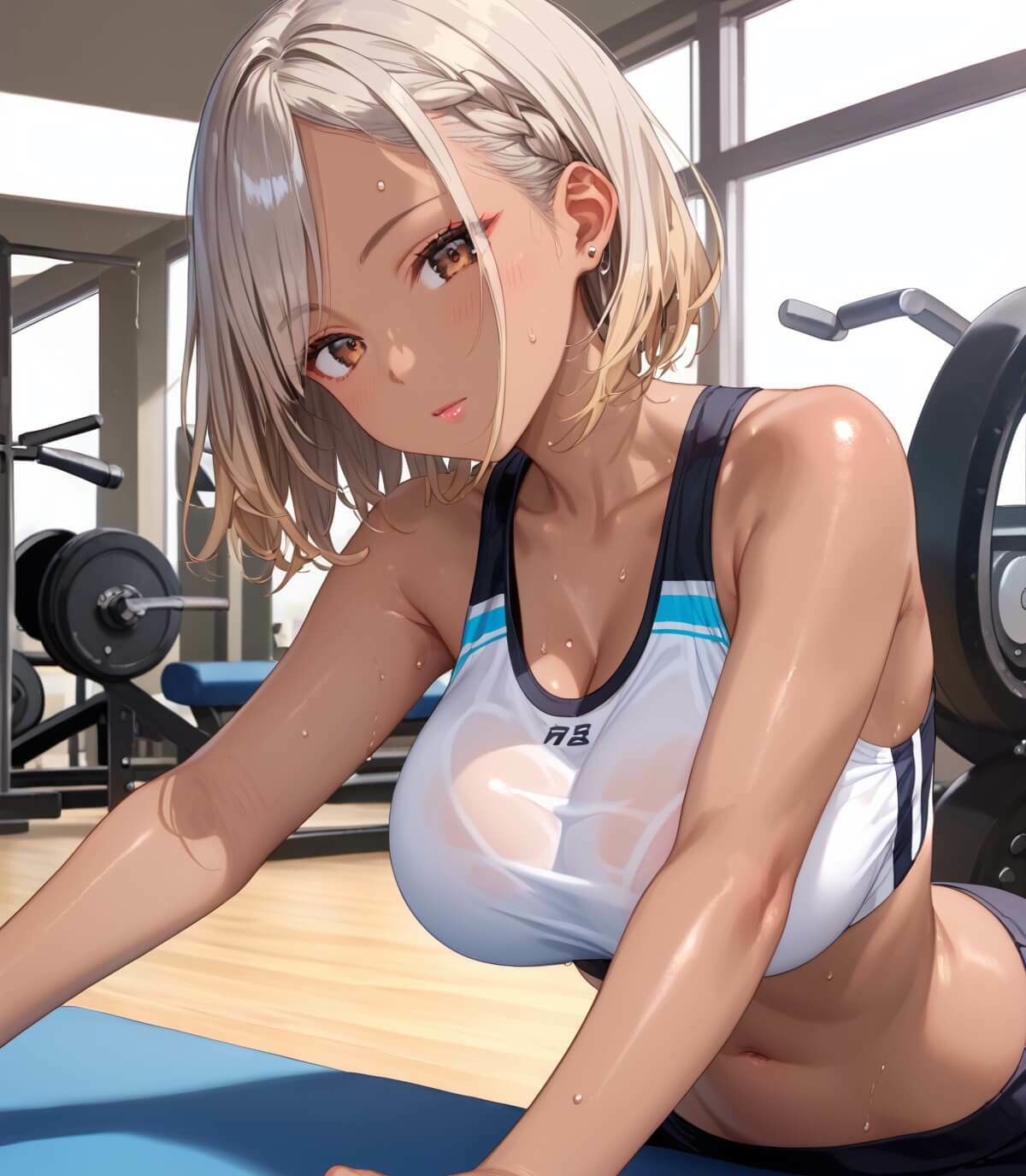 サンプル画像4:ギャルがいるジムは最高なんです！3【厳選270枚収録】(虚構クラブ) [d_696412]