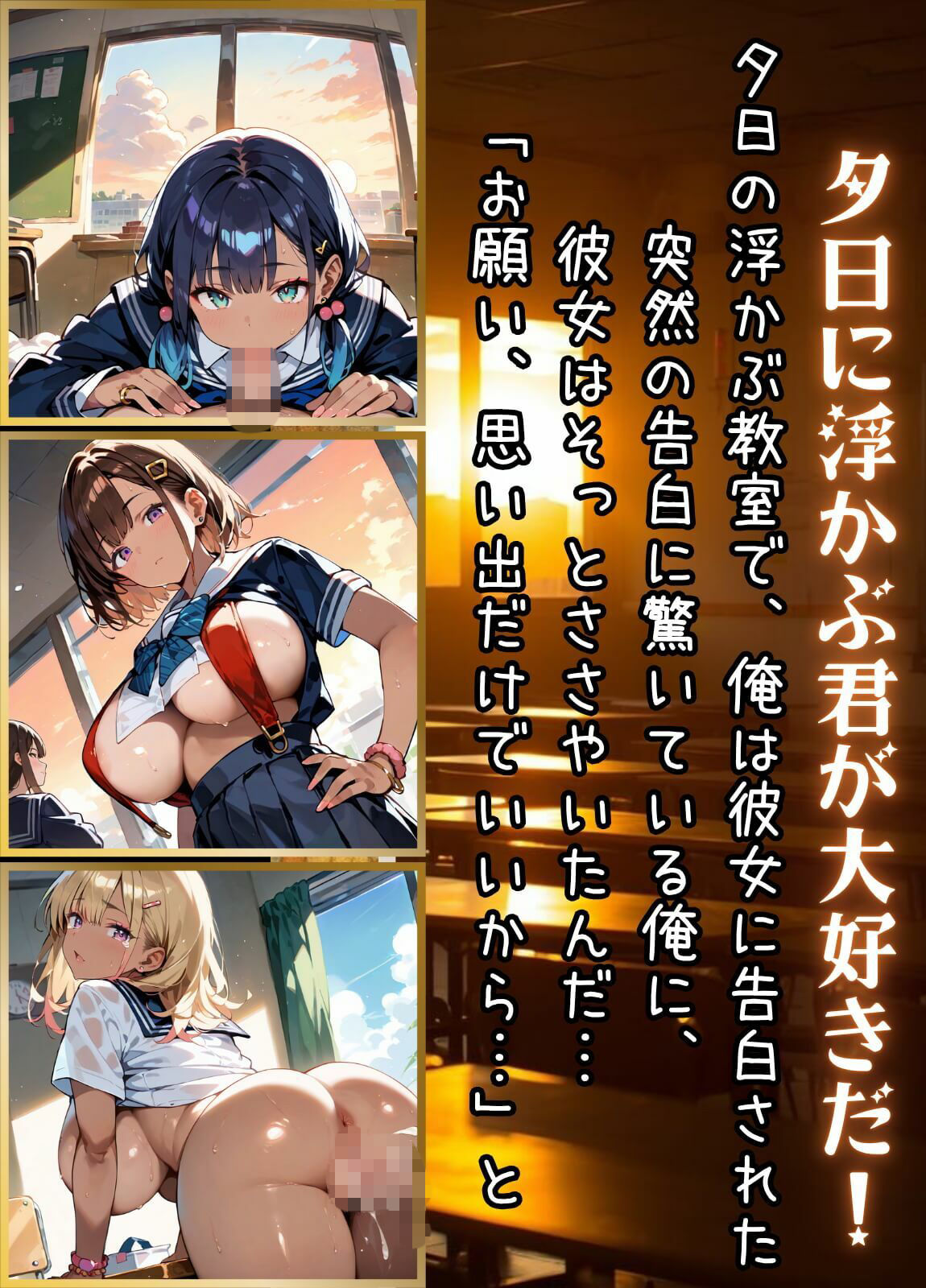 サンプル画像1:夕日に浮かぶ君が好きだから8【厳選220枚】(ルルのアトリエ) [d_696448]