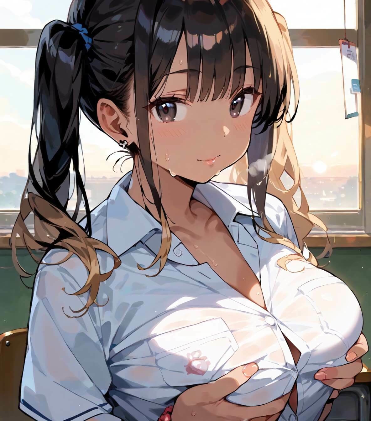 サンプル画像2:夕日に浮かぶ君が好きだから8【厳選220枚】(ルルのアトリエ) [d_696448]