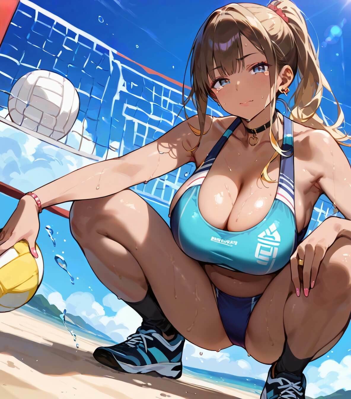 サンプル画像6:ビーチバレーの罰ゲームはセックスです！！【厳選250枚収録】(ほわいとえんじぇる) [d_696461]