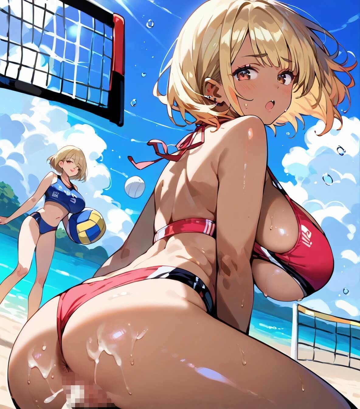 ビーチバレーの罰ゲームはセックスです!!5【厳選250枚収録】 画像5